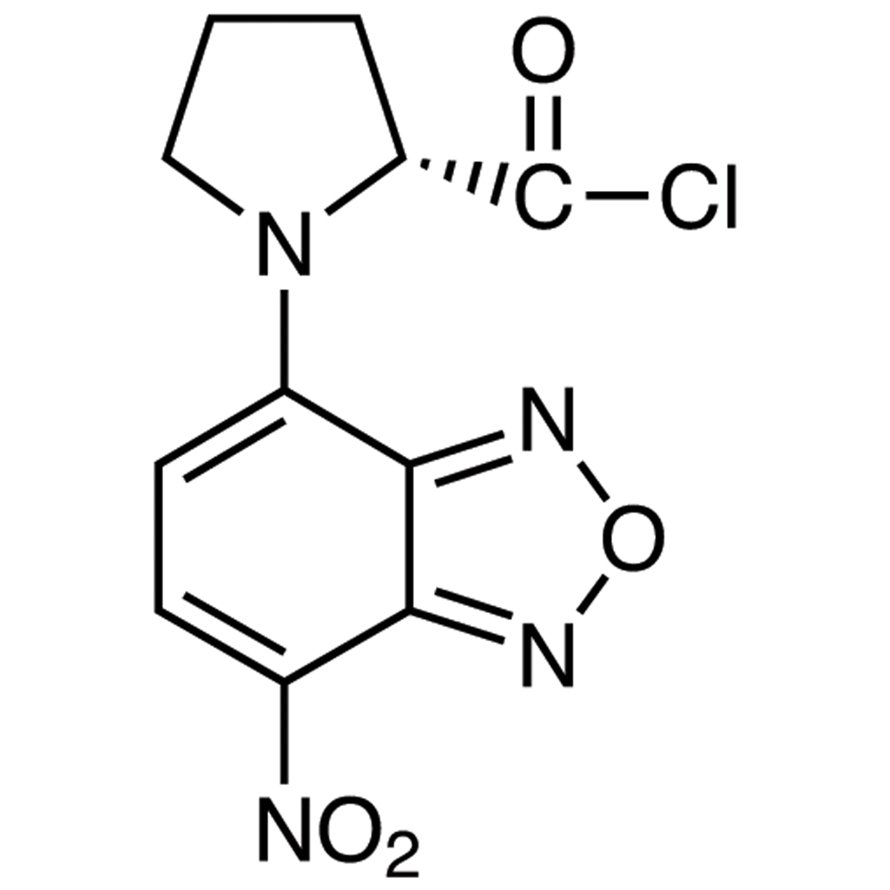 (R)-(+)-NBD-Pro-COCl [=(R)-(+)-4-Nitro-7-(2-chloroformylpyrrolidin-1-yl)-2,1,3-benzoxadiazole] [HPLC Labeling Reagent for e.e. Determination]  - CAS 159717-69-8