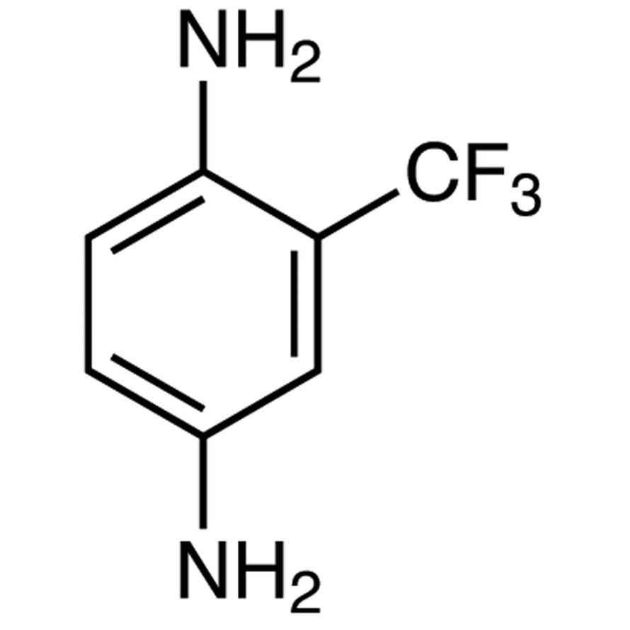 2-(Trifluoromethyl)-1,4-phenylenediamine >98.0%(GC)(T) - CAS 364-13-6