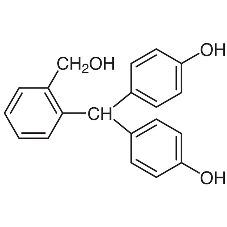 2-[Bis(4-hydroxyphenyl)methyl]benzyl Alcohol >98.0%(GC) - CAS 81-92-5