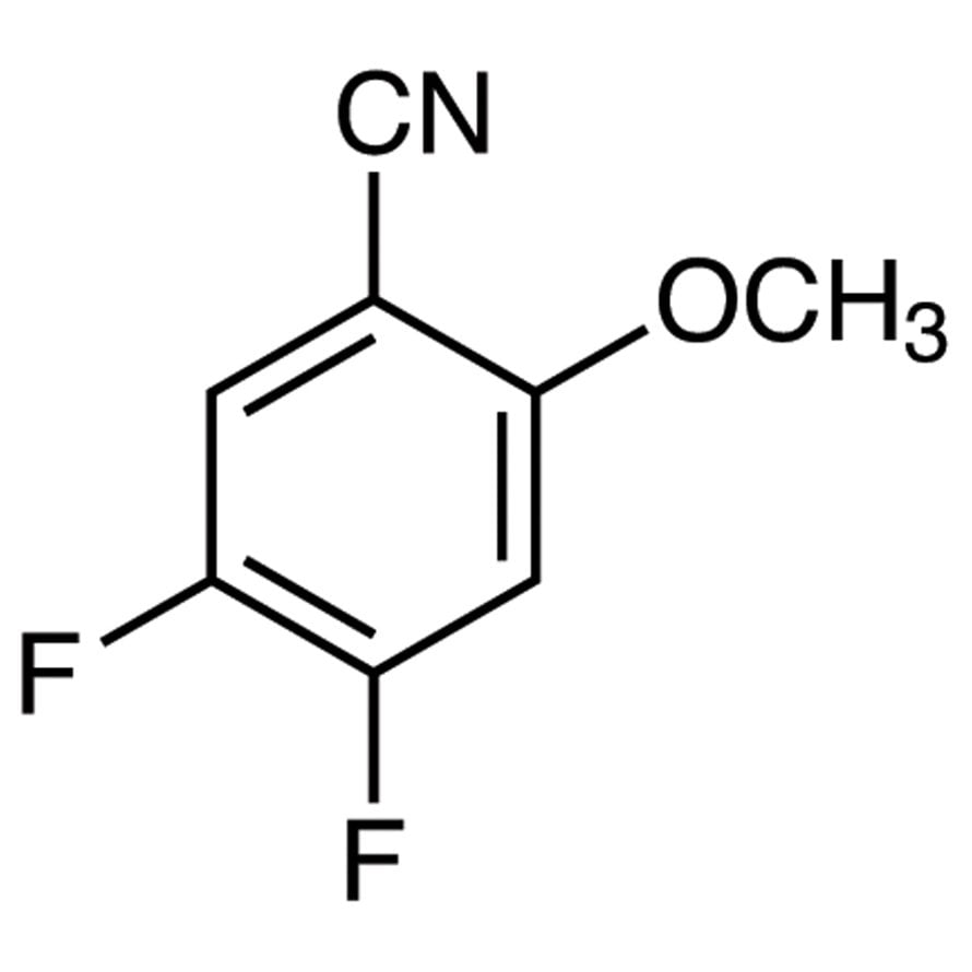 4,5-Difluoro-2-methoxybenzonitrile >98.0%(GC) - CAS 425702-28-9