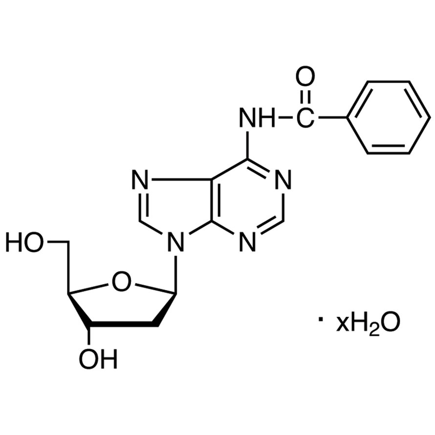 N6-Benzoyl-2'-deoxyadenosine Hydrate >98.0%(HPLC)(N) - CAS 206752-42-3