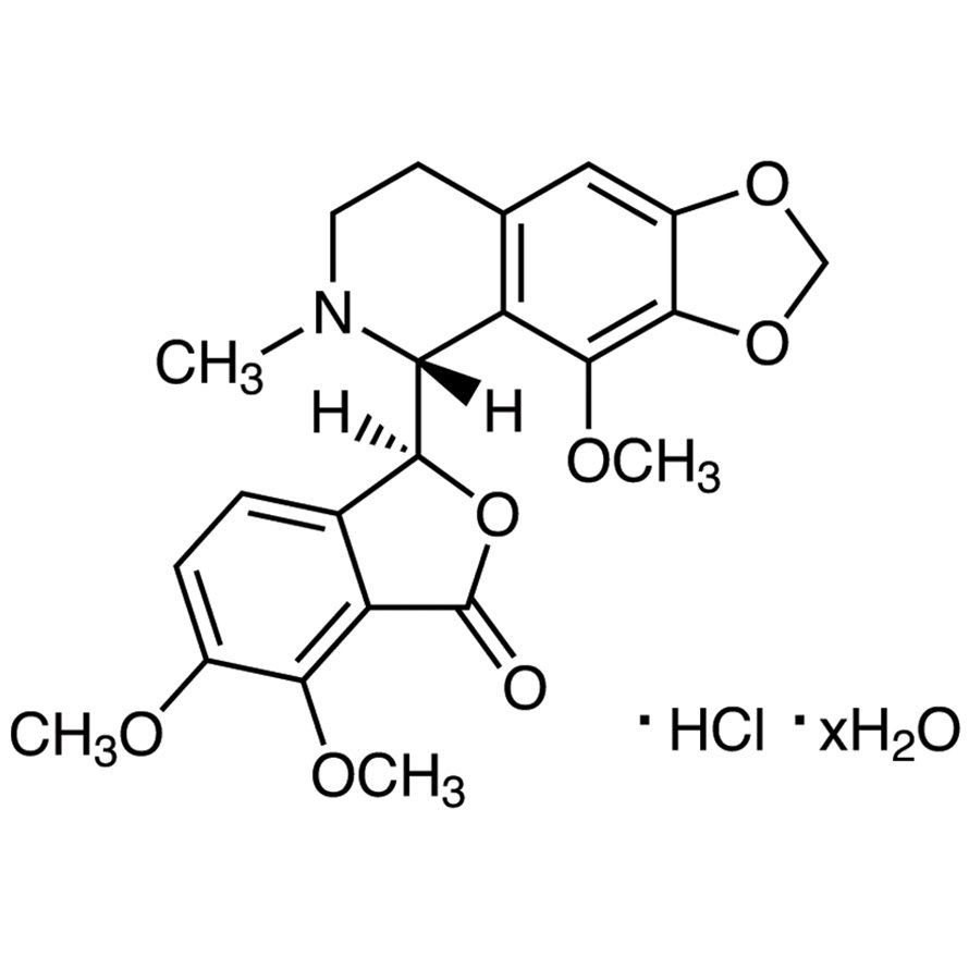 Noscapine Hydrochloride Hydrate >98.0%(T)(HPLC) - CAS 912-60-7