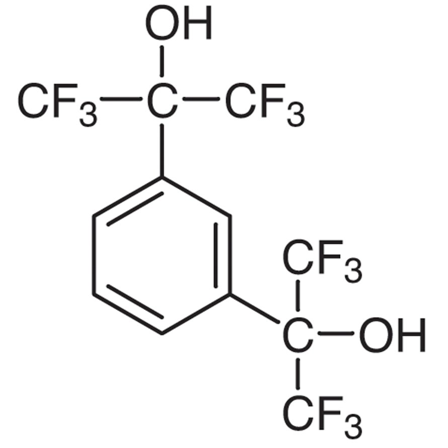 1,3-Bis(hexafluoro-α-hydroxyisopropyl)benzene >98.0%(GC) - CAS 802-93-7