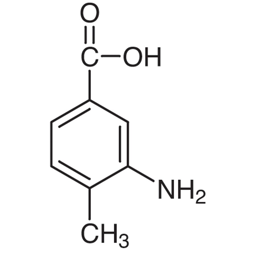 3-Amino-4-methylbenzoic Acid >98.0%(T)(HPLC) - CAS 2458-12-0