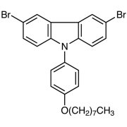3,6-Dibromo-9-(4-n-octyloxyphenyl)-9H-carbazole >98.0%(N) - CAS 917773-26-3