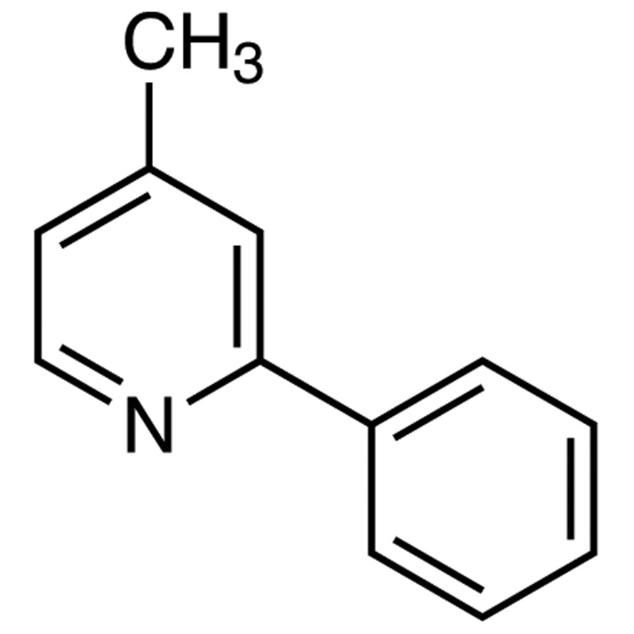 4-Methyl-2-phenylpyridine >97.0%(GC)(T) - CAS 3475-21-6