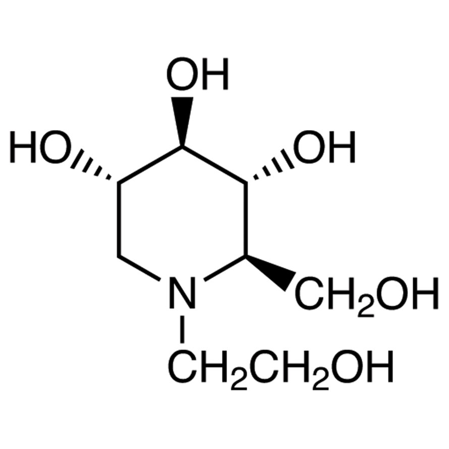 Miglitol >98.0%(GC)(T) - CAS 72432-03-2