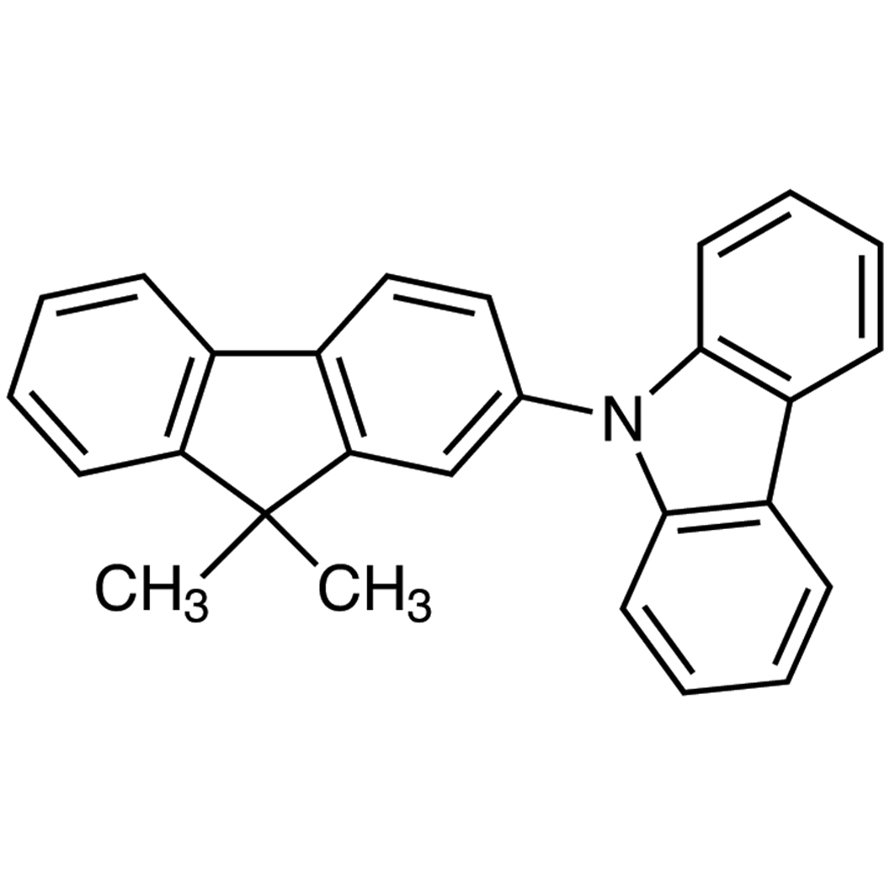 9-(9,9-Dimethylfluoren-2-yl)-9H-carbazole >98.0%(HPLC)(N) - CAS 866100-16-5
