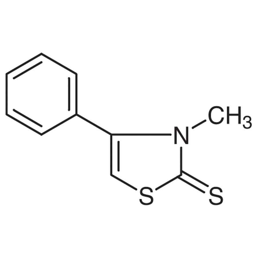 3-Methyl-4-phenylthiazoline-2-thione >98.0%(GC) - CAS 21402-19-7