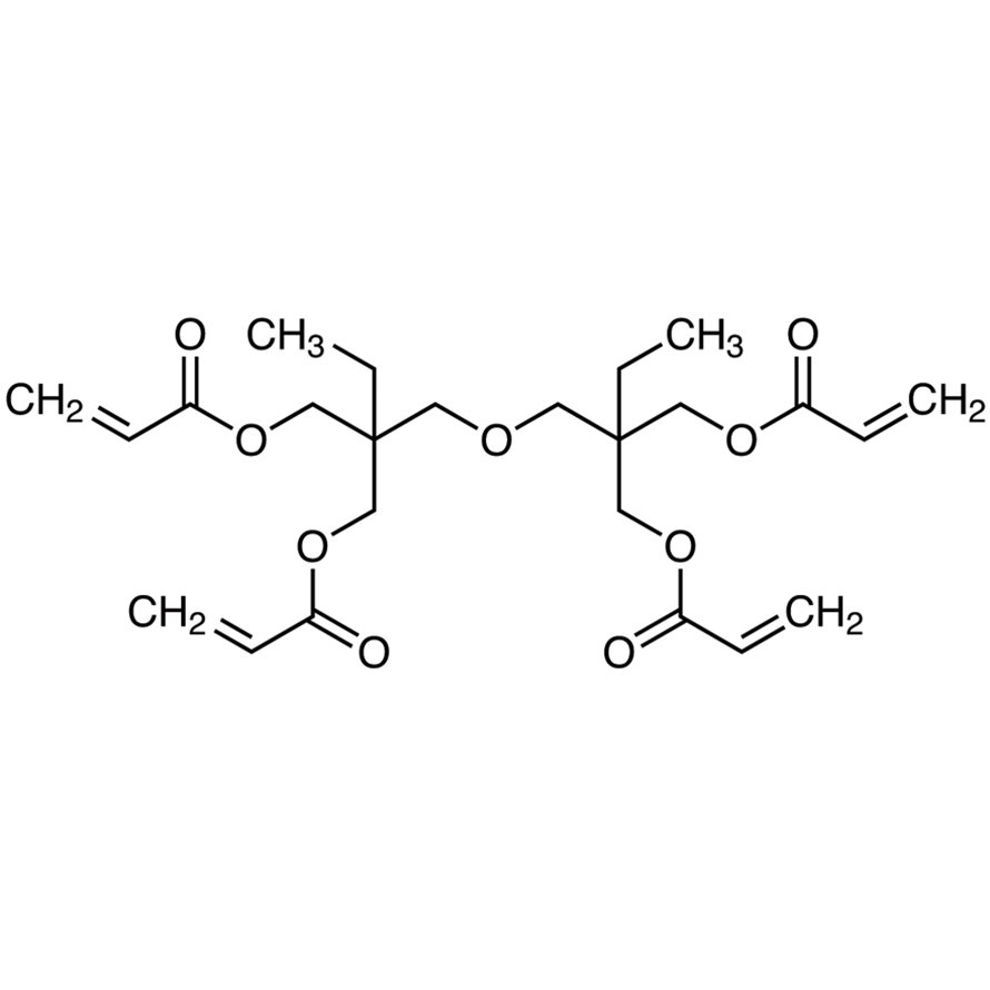 Ditrimethylolpropane Tetraacrylate (stabilized with MEHQ) >75.0%(GC) - CAS 94108-97-1