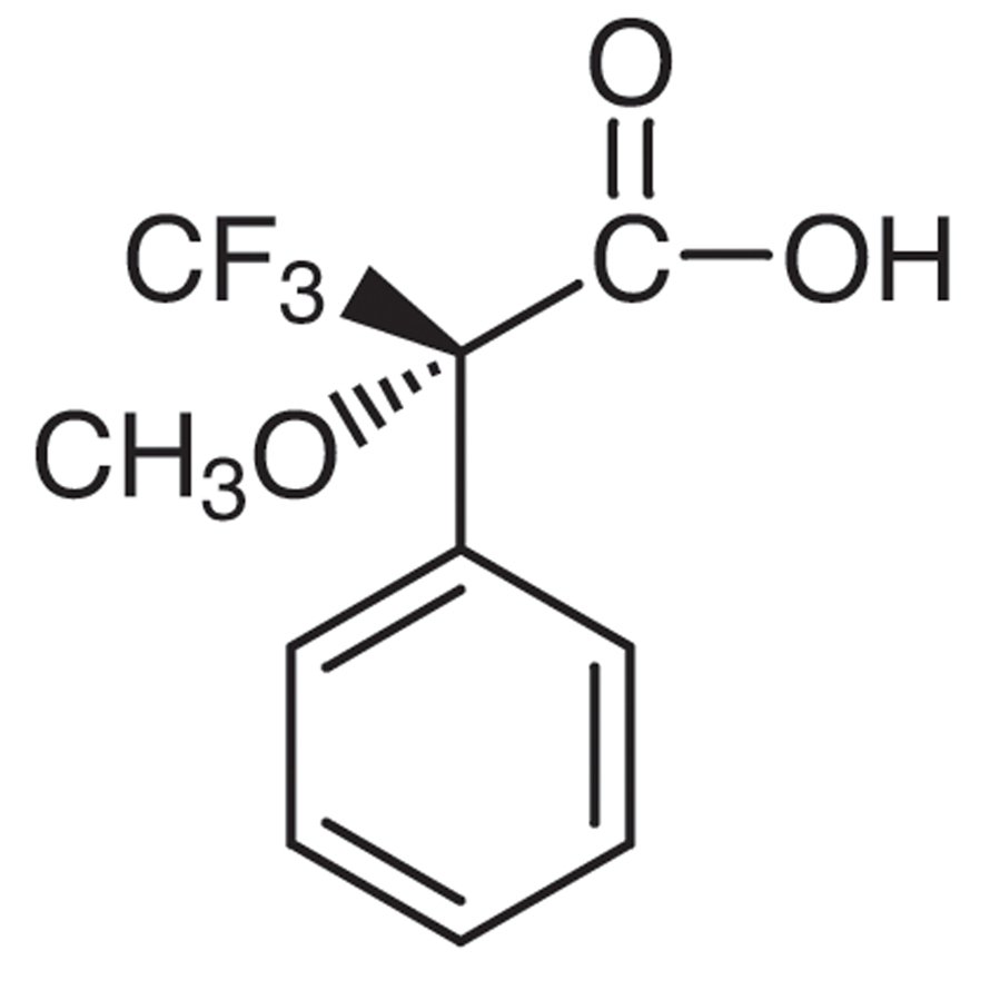 (S)-(-)-α-Methoxy-α-(trifluoromethyl)phenylacetic Acid [Optical Resolving] >98.0%(GC)(T) - CAS 17257-71-5