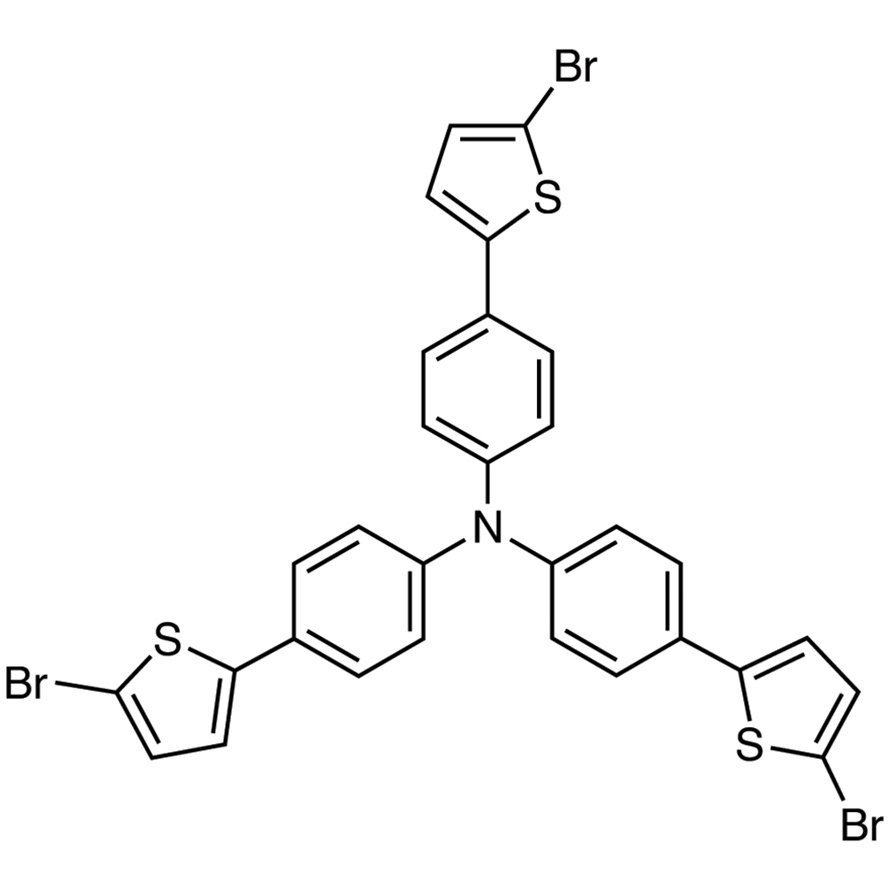 Tris[4-(5-bromothiophen-2-yl)phenyl]amine >98.0%(HPLC)(N) - CAS 339985-36-3