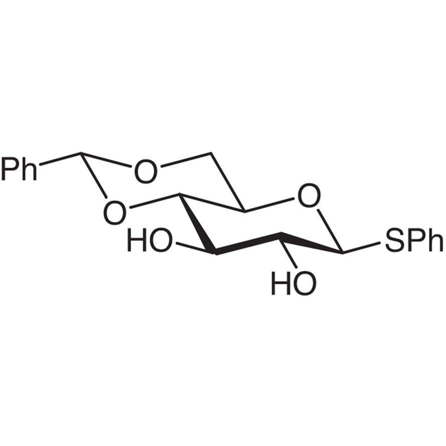 Phenyl 4,6-O-Benzylidene-1-thio-β-D-glucopyranoside >98.0%(HPLC) - CAS 87508-17-6