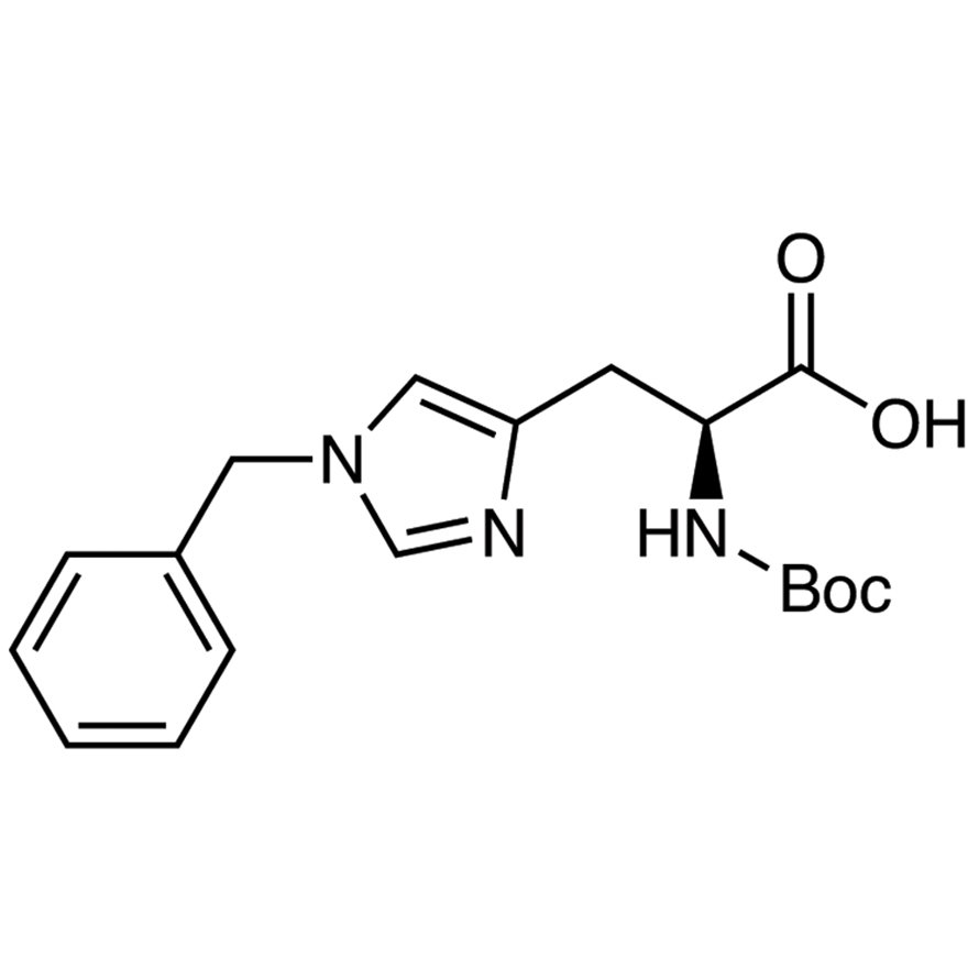 τ-Benzyl-Nα-(tert-butoxycarbonyl)-L-histidine >98.0%(T) - CAS 20898-44-6