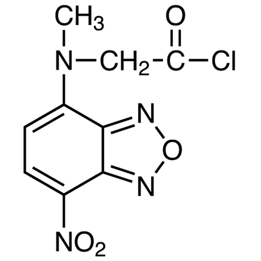 NBD-COCl [=4-(N-Chloroformylmethyl-N-methylamino)-7-nitro-2,1,3-benzoxadiazole] [for HPLC Labeling] >92.0%(T) - CAS 140164-85-8