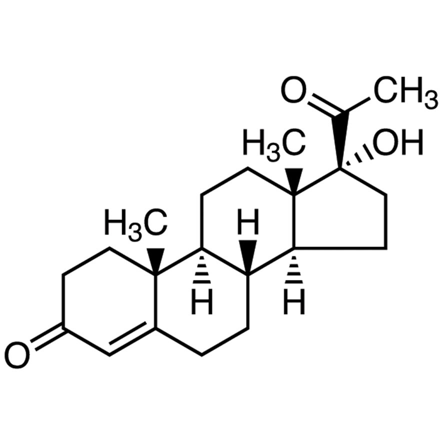 17α-Hydroxyprogesterone >98.0%(HPLC) - CAS 68-96-2
