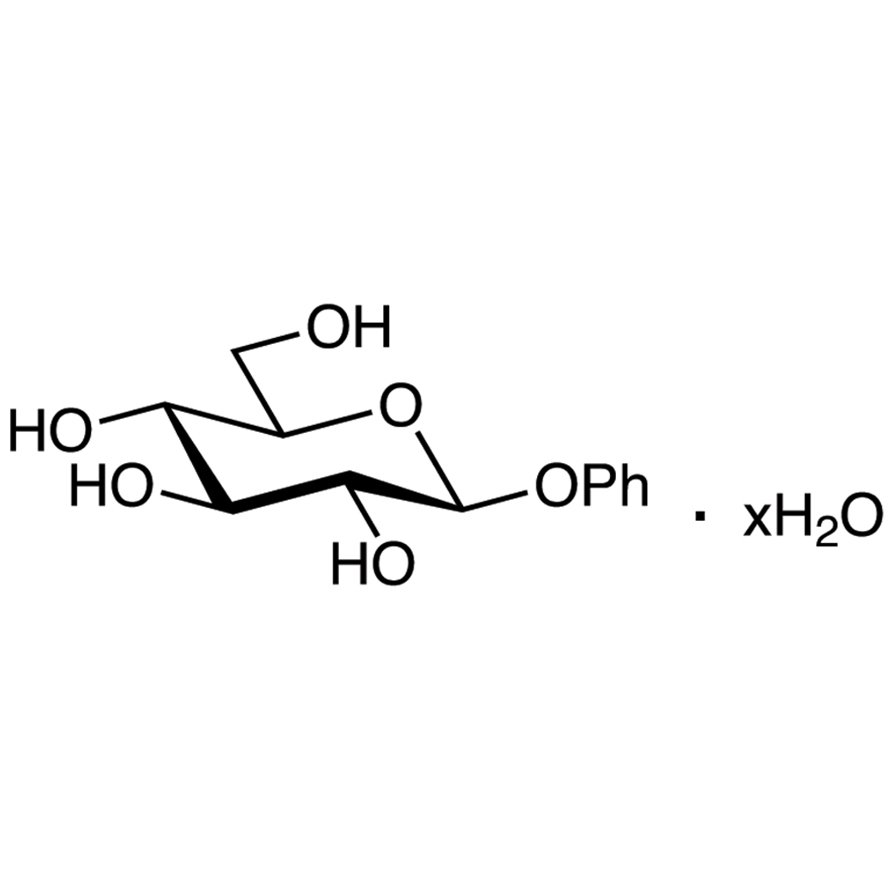 Phenyl β-D-Glucopyranoside Hydrate >99.0%(GC) - CAS 1464-44-4