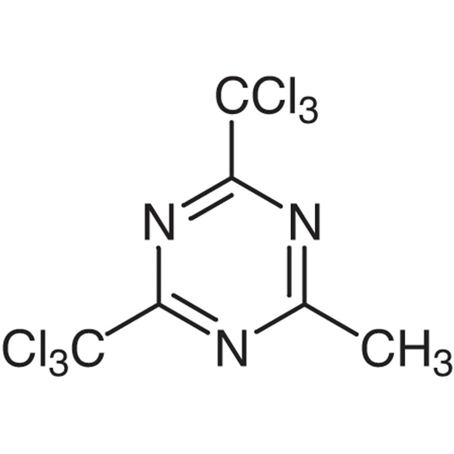 2-Methyl-4,6-bis(trichloromethyl)-1,3,5-triazine >98.0%(GC) - CAS 949-42-8