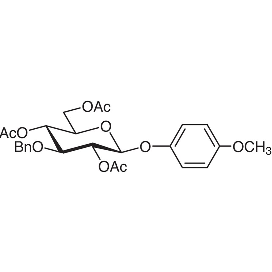 4-Methoxyphenyl 2,4,6-Tri-O-acetyl-3-O-benzyl-β-D-glucopyranoside >96.0%(HPLC) - CAS 303127-79-9