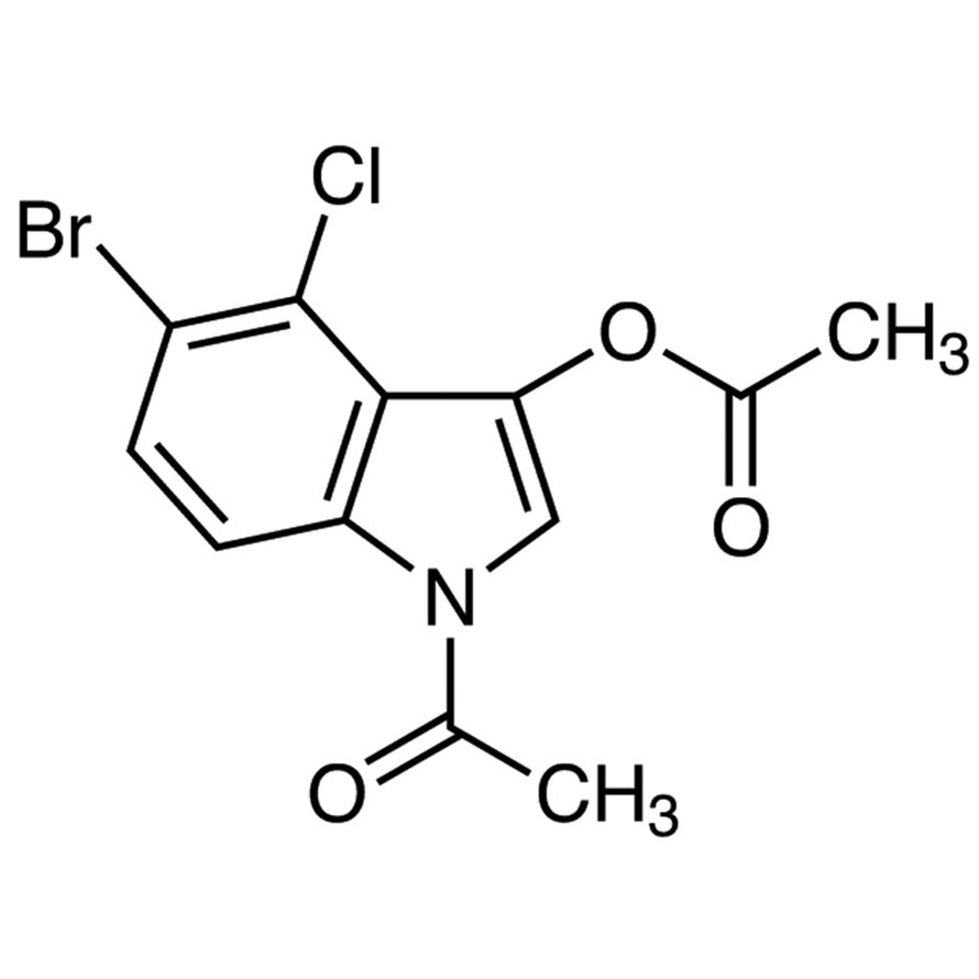 1-Acetyl-5-bromo-4-chloro-3-indolyl Acetate >98.0%(GC) - CAS 3030-06-6