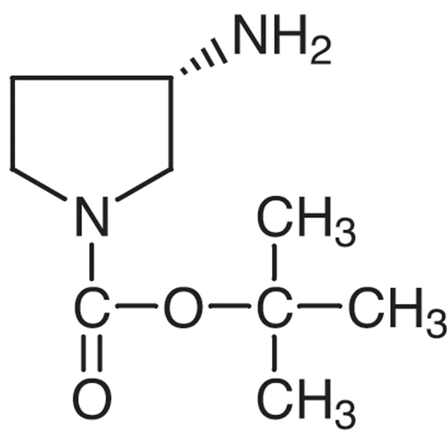 (3S)-(-)-1-(tert-Butoxycarbonyl)-3-aminopyrrolidine >98.0%(GC)(T) - CAS 147081-44-5