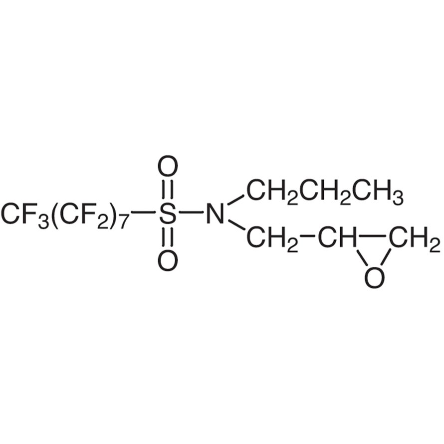 N-Propyl-N-(2,3-epoxypropyl)perfluoro-n-octylsulfonamide >80.0%(GC) - CAS 77620-64-5