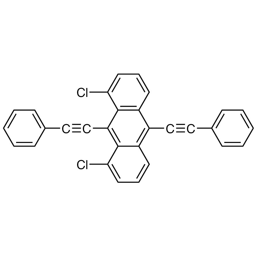1,8-Dichloro-9,10-bis(phenylethynyl)anthracene >95.0%(T)(HPLC) - CAS 51749-83-8