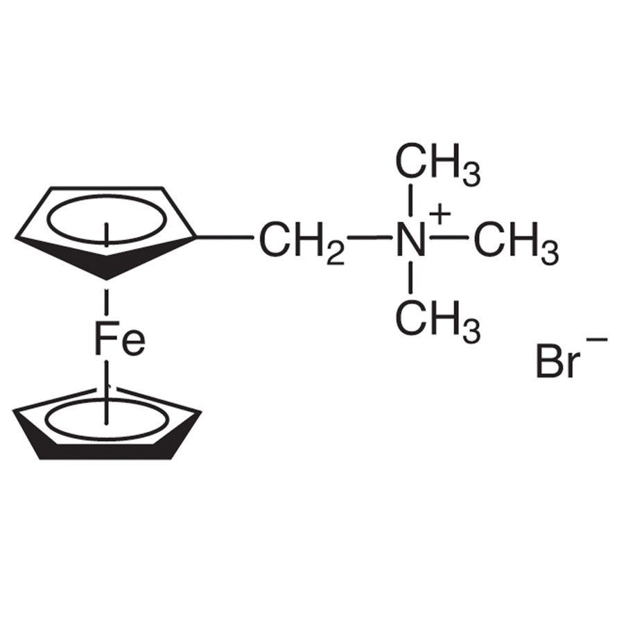 (Ferrocenylmethyl)trimethylammonium Bromide >95.0%(T) - CAS 106157-30-6