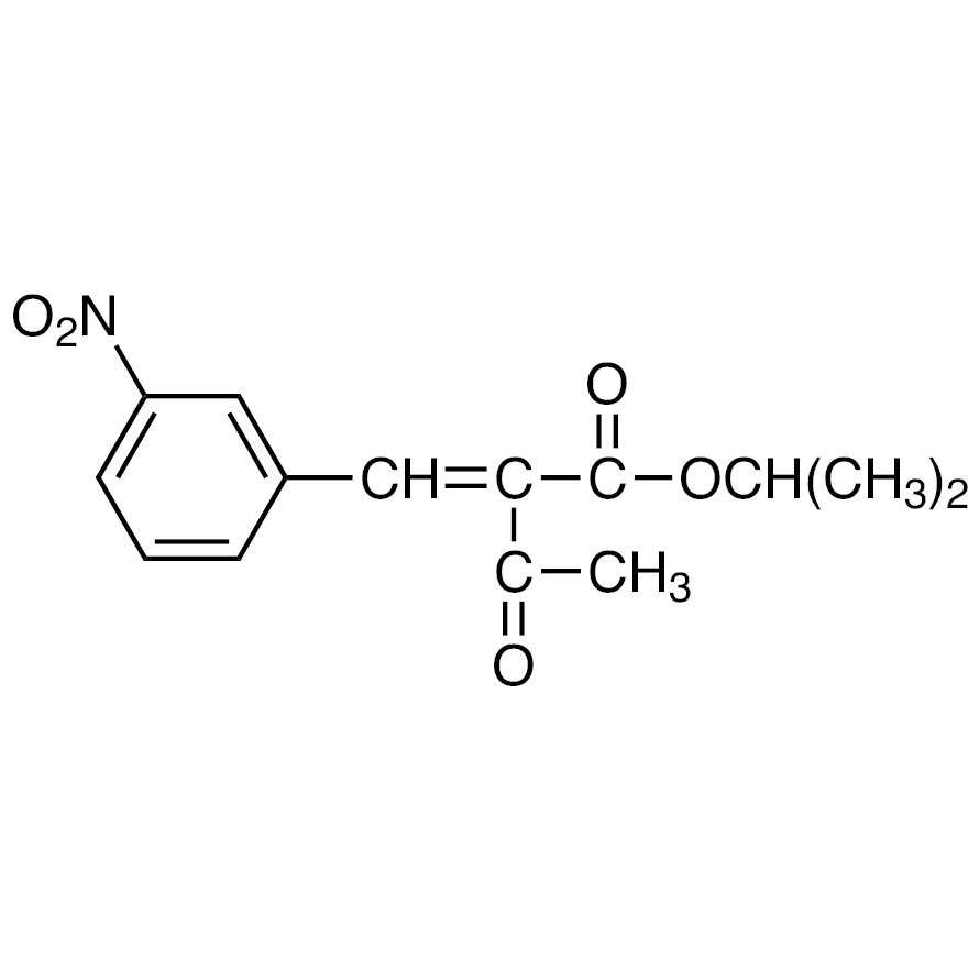 Isopropyl 2-(3-Nitrobenzylidene)-3-oxobutanoate >98.0%(GC) - CAS 39562-25-9