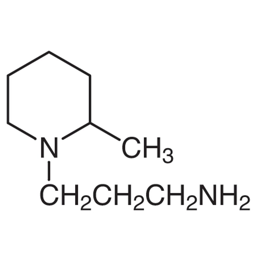 1-(3-Aminopropyl)-2-methylpiperidine >98.0%(GC)(T) - CAS 25560-00-3