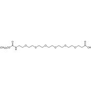 21-[(tert-Butoxycarbonyl)amino]-4,7,10,13,16,19-hexaoxaheneicosanoic Acid >98.0%(HPLC) - CAS 882847-13-4
