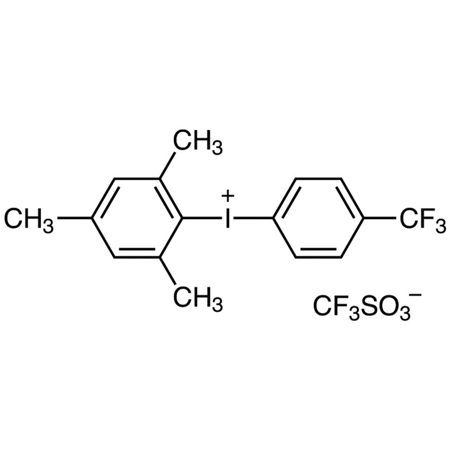 [4-(Trifluoromethyl)phenyl](2,4,6-trimethylphenyl)iodonium Trifluoromethanesulfonate >98.0%(T) - CAS 1232133-62-8