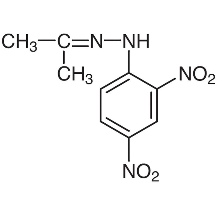 Acetone 2,4-Dinitrophenylhydrazone >98.0%(HPLC) - CAS 1567-89-1