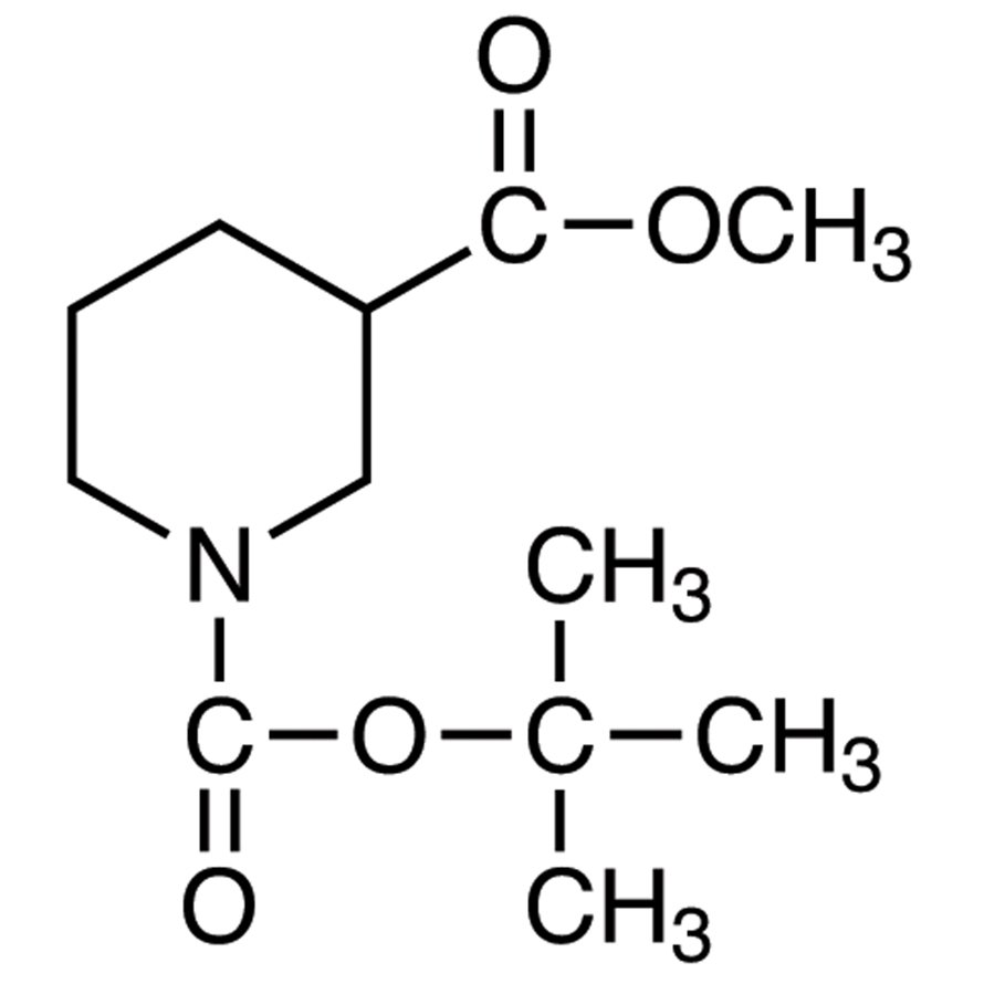 Methyl 1-(tert-Butoxycarbonyl)-3-piperidinecarboxylate >98.0%(GC) - CAS 148763-41-1