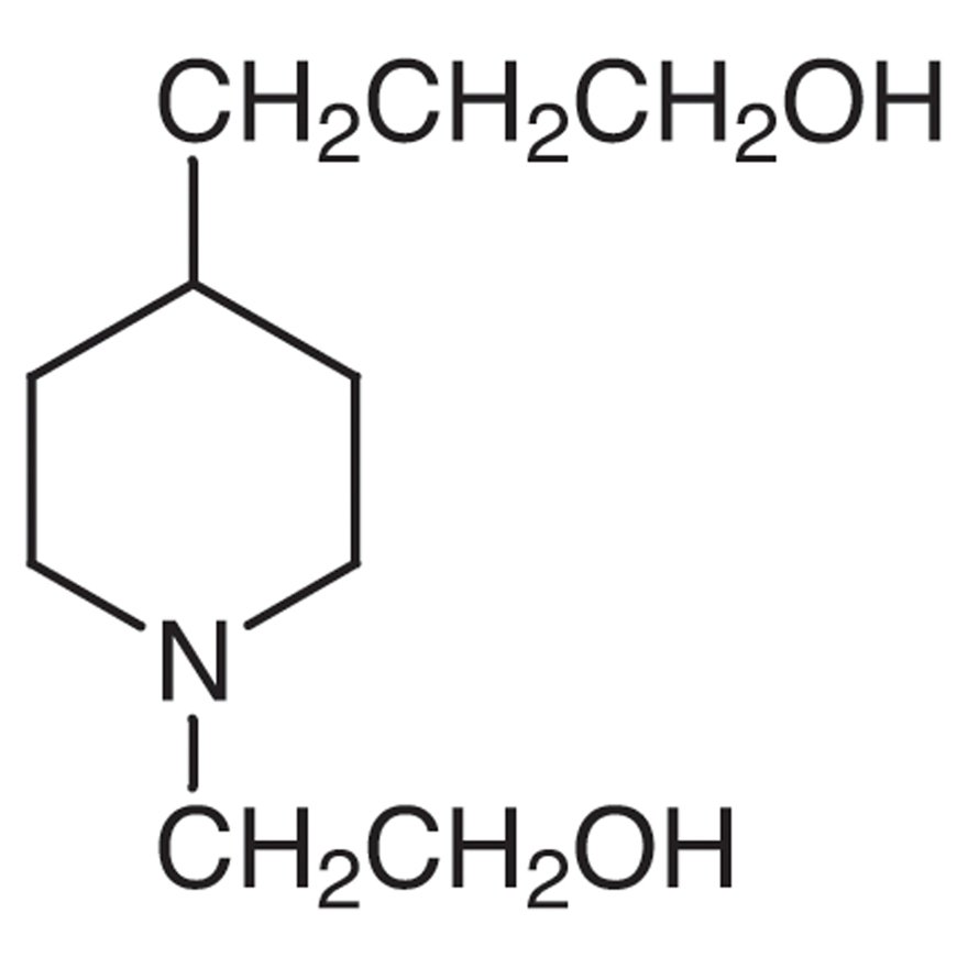 1-(2-Hydroxyethyl)-4-(3-hydroxypropyl)piperidine >98.0%(GC)(T) - CAS 19780-85-9