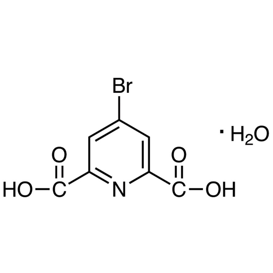 4-Bromo-2,6-pyridinedicarboxylic Acid Monohydrate >98.0%(GC)(T) - CAS 162102-81-0