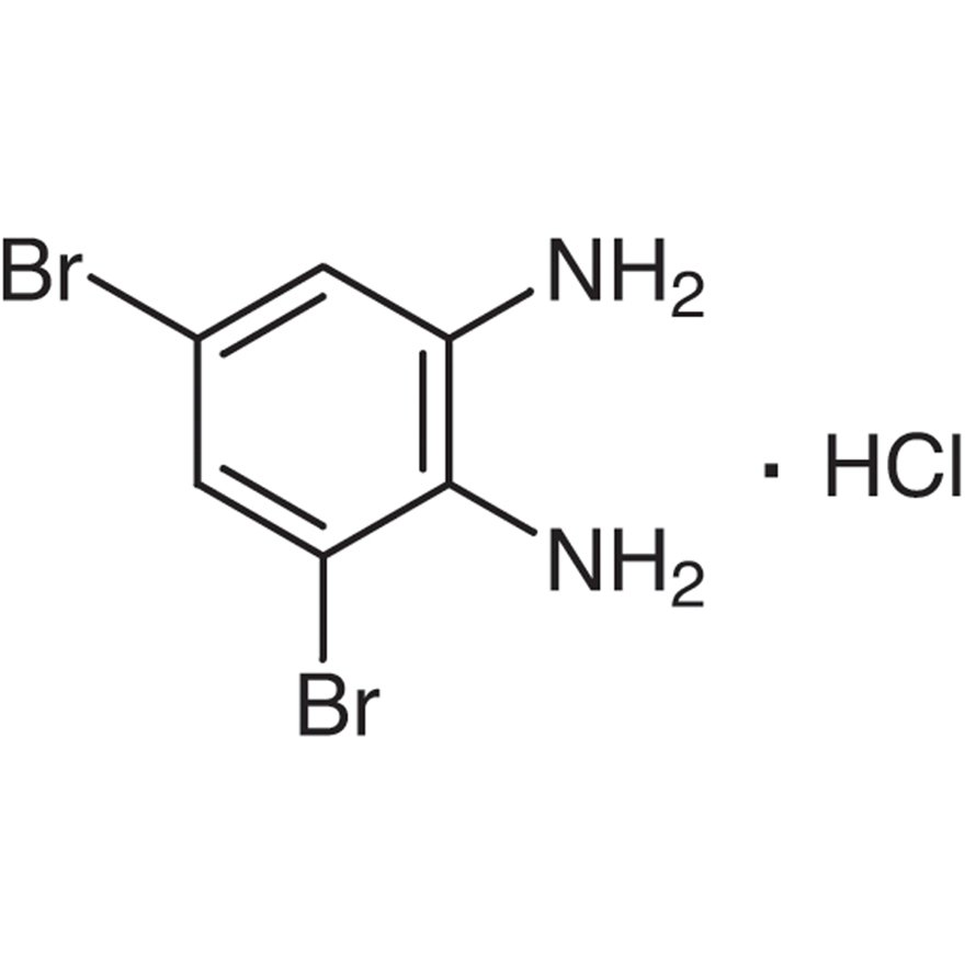 3,5-Dibromo-1,2-phenylenediamine Monohydrochloride [Sensitive reagent for the determination of Se by GC-ECD] >99.0%(T) - CAS 75568-11-5