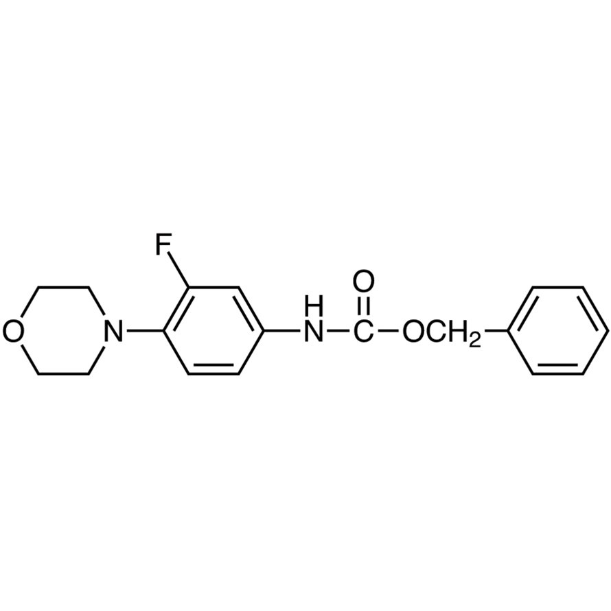 Benzyl (3-Fluoro-4-morpholinophenyl)carbamate >98.0%(HPLC)(N) - CAS 168828-81-7
