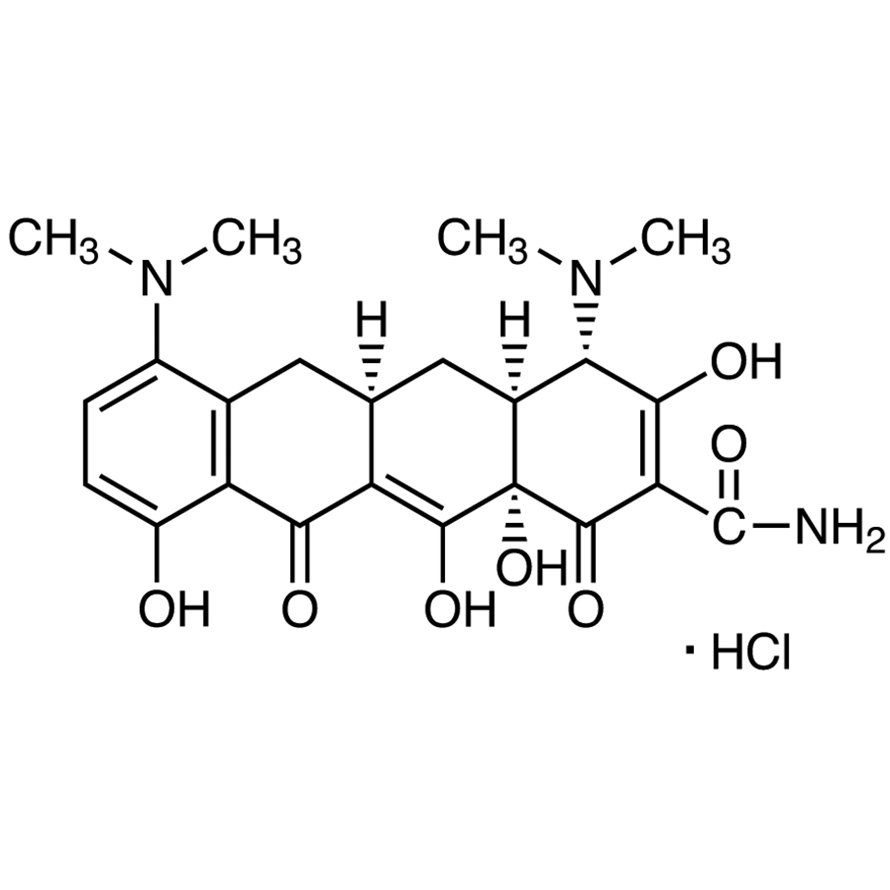 Minocycline Hydrochloride >98.0%(T)(HPLC) - CAS 13614-98-7