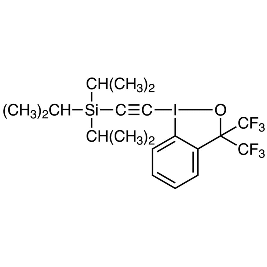 1-[2-(Triisopropylsilyl)ethynyl]-3,3-bis(trifluoromethyl)-1,2-benziodoxole >98.0%(HPLC) - CAS 181934-34-9