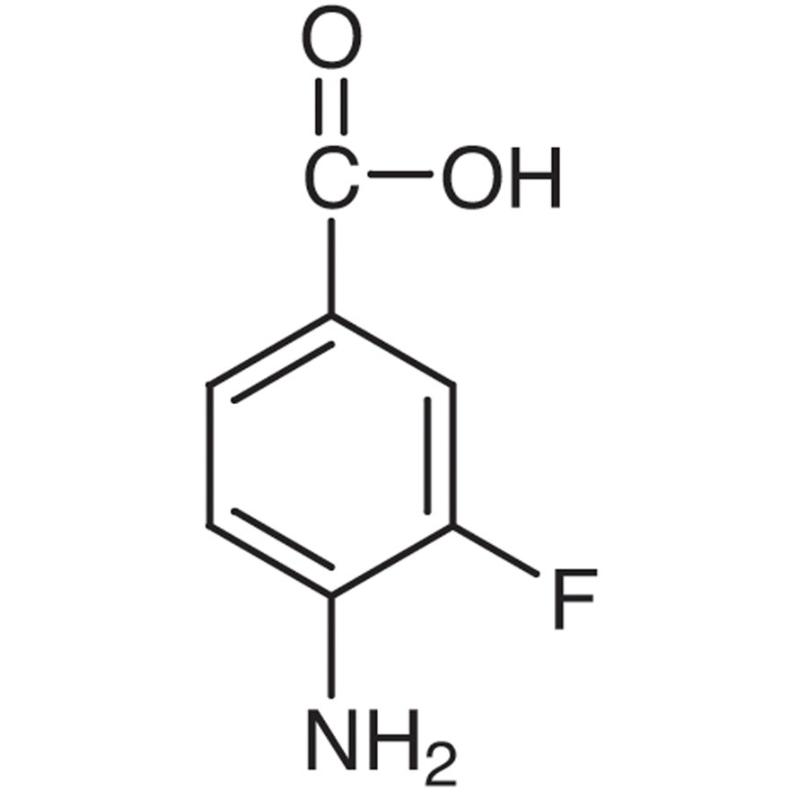 4-Amino-3-fluorobenzoic Acid >98.0%(T)(HPLC) - CAS 455-87-8