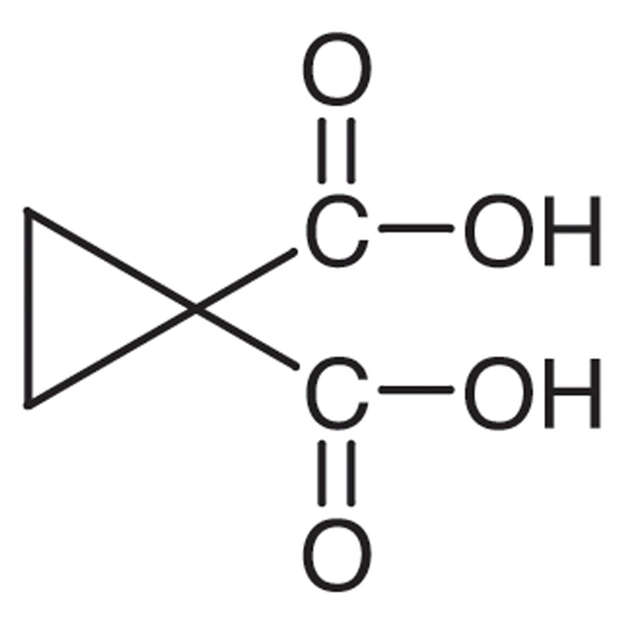 1,1-Cyclopropanedicarboxylic Acid >98.0%(GC)(T) - CAS 598-10-7