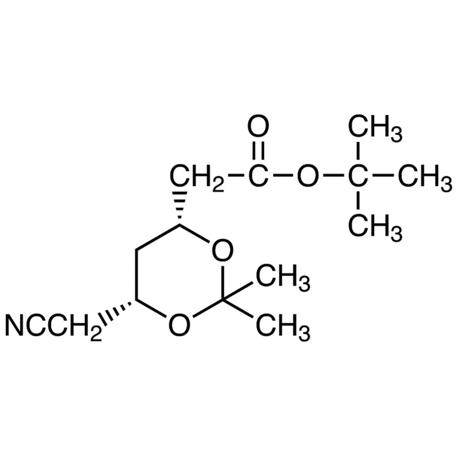 tert-Butyl (4R,6R)-6-Cyanomethyl-2,2-dimethyl-1,3-dioxane-4-acetate >98.0%(GC)(N) - CAS 125971-94-0