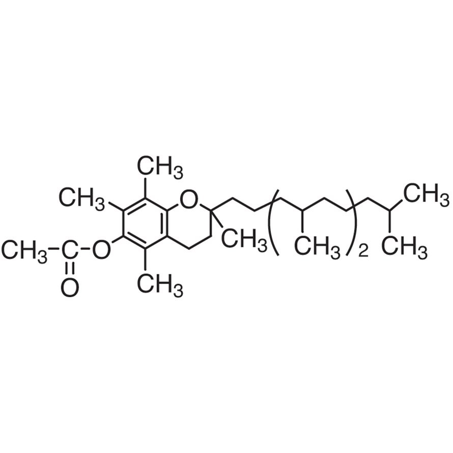 DL-α-Tocopherol Acetate >97.0%(GC) - CAS 7695-91-2
