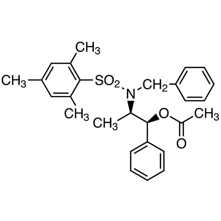 Acetic Acid (1S,2R)-2-[N-Benzyl-N-(mesitylenesulfonyl)amino]-1-phenylpropyl Ester [Reagent for double aldol reaction] >98.0%(HPLC) - CAS 240423-53-4