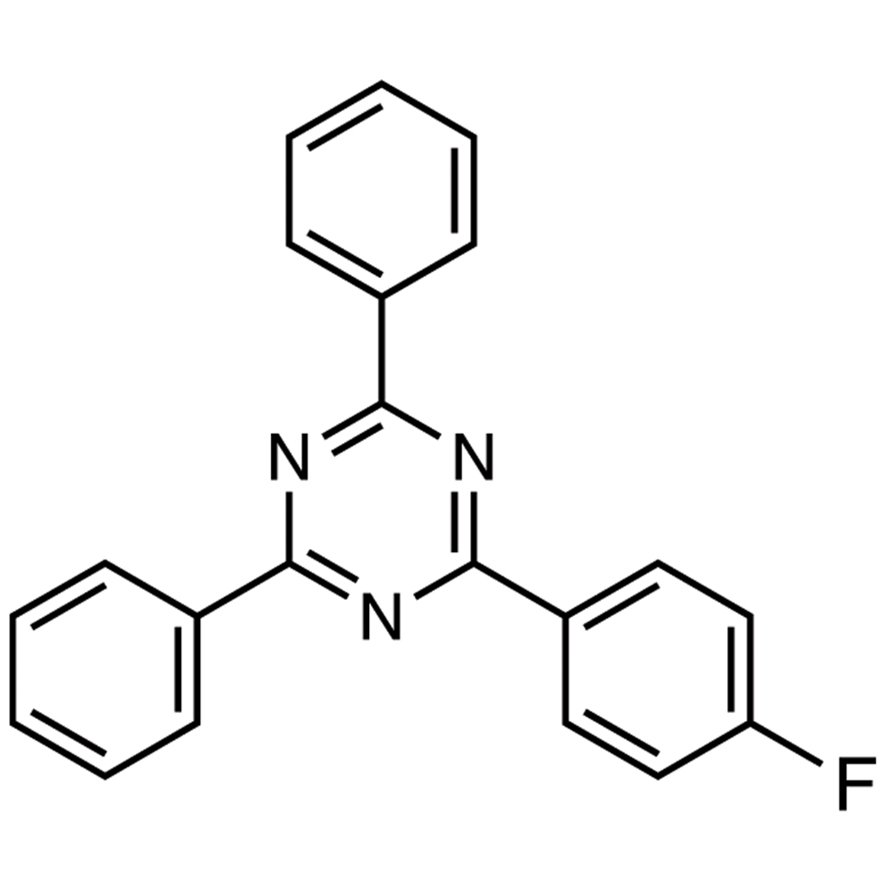 2-(4-Fluorophenyl)-4,6-diphenyl-1,3,5-triazine >98.0%(GC) - CAS 203450-08-2
