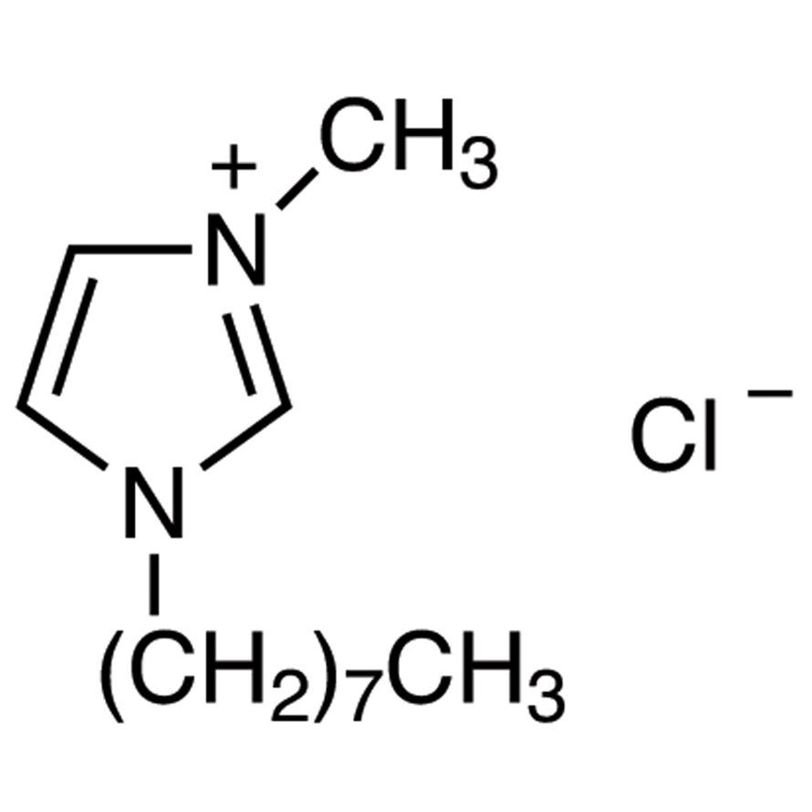 1-Methyl-3-n-octylimidazolium Chloride >98.0%(T)(HPLC) - CAS 64697-40-1