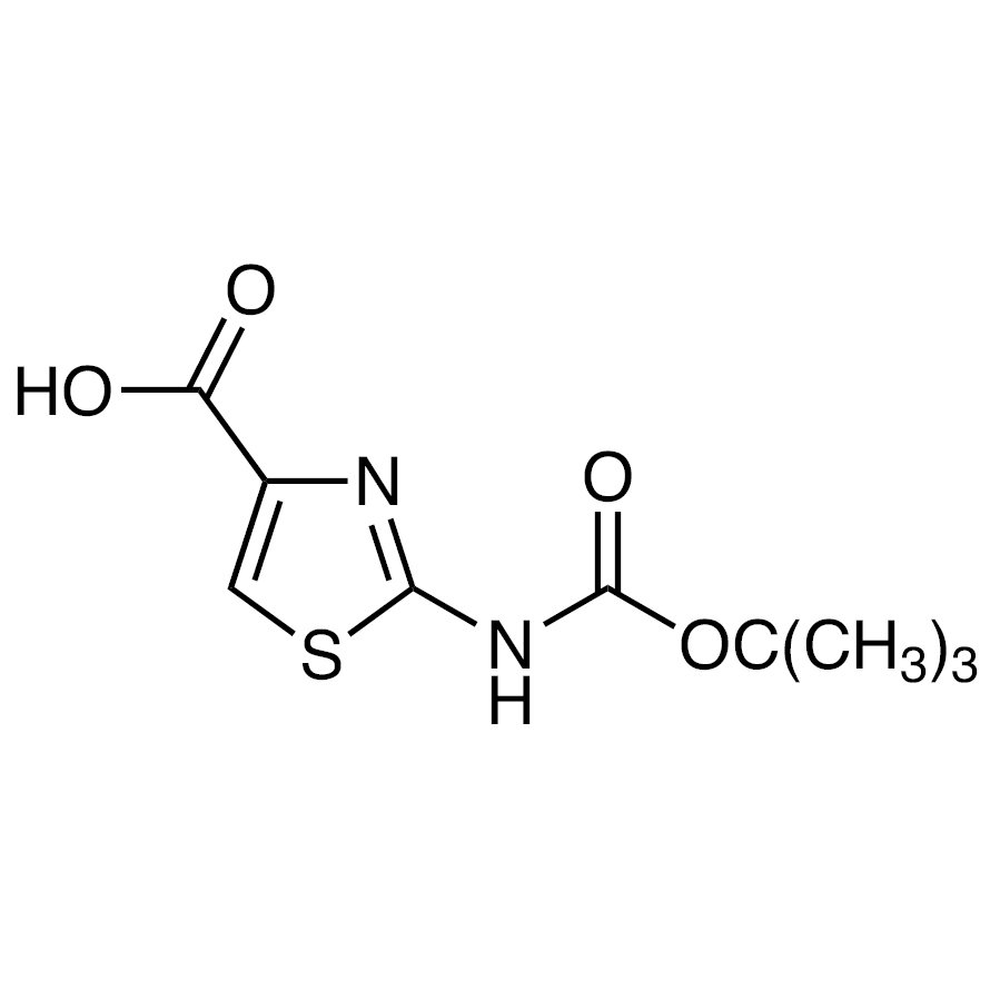 2-[(tert-Butoxycarbonyl)amino]thiazole-4-carboxylic Acid >98.0%(HPLC) - CAS 83673-98-7