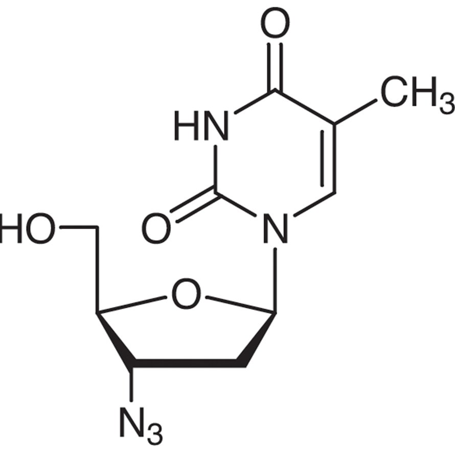 3'-Azido-3'-deoxythymidine >98.0%(T) - CAS 30516-87-1