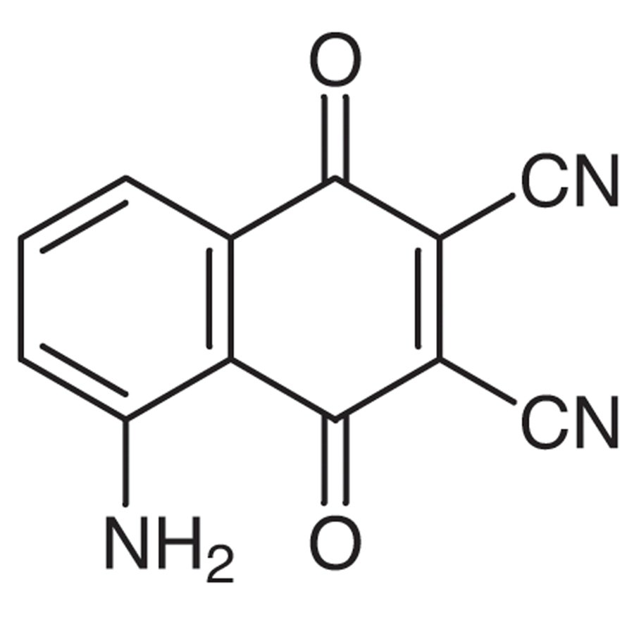 5-Amino-2,3-dicyano-1,4-naphthoquinone >97.0%(HPLC)(N) - CAS 68217-29-8